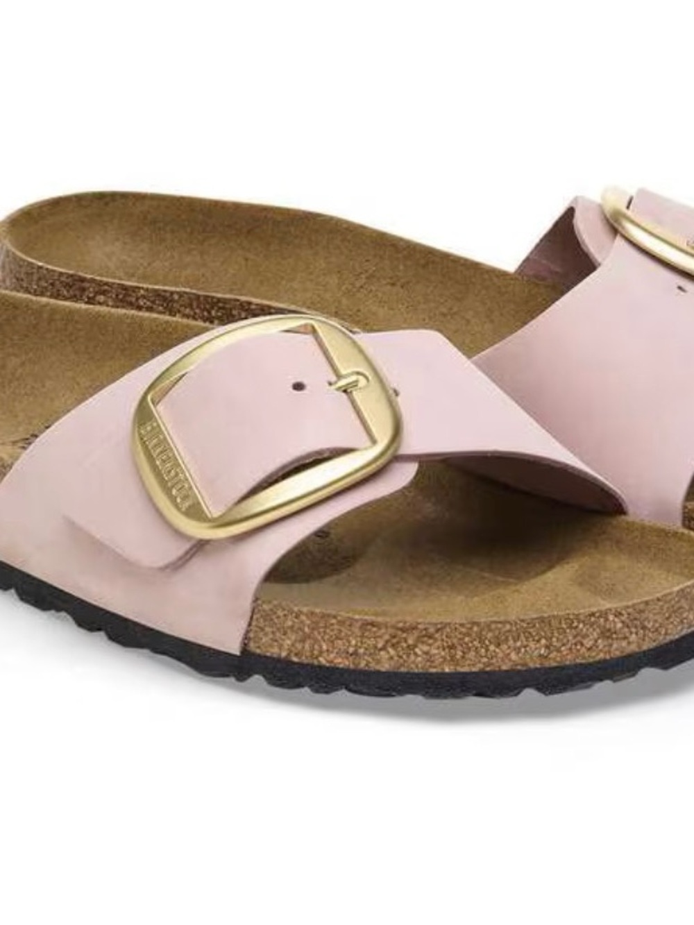 Birkenstock Madrid Big Buckle Soft Pink Nubuck Sandal - Picture 6 of 6